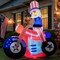 6FT Uncle Sam on Motorcycle Pre-Lit LED Independence Day Decor